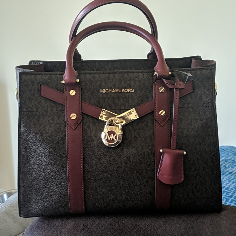 Michael Kors Nouveau Hamilton large satchel